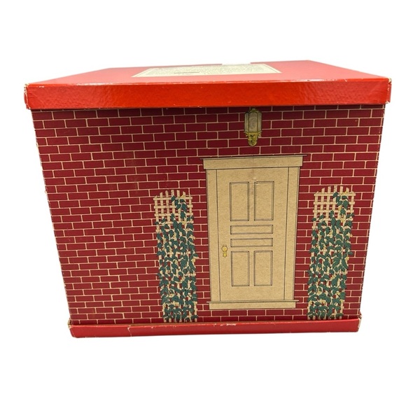 Vintage Toys That Teach Dining Room Set w/ Box The Embossing Co Dollhouse 1930s - Picture 9 of 16